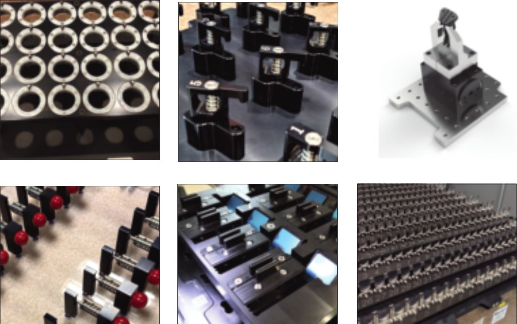 Ejemplos de fixtures diseñados a la medida por Phillips Precision