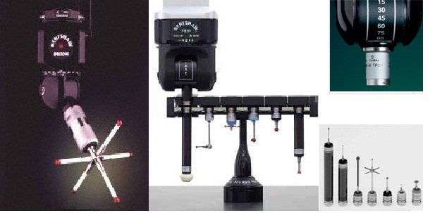 Cabezales y palpadores Renishaw para CMM