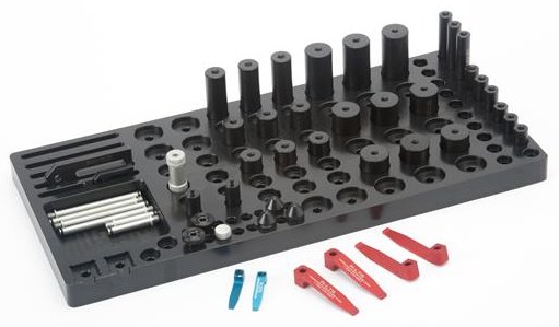 Kit de sujeción magnética Rayco con bases, postes y sujetadores